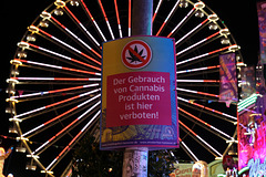 Der Gebrauch von Cannabis Produkten ist hier verboten ...