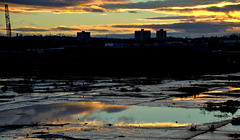 Sunset On The Banks Of The Tyne