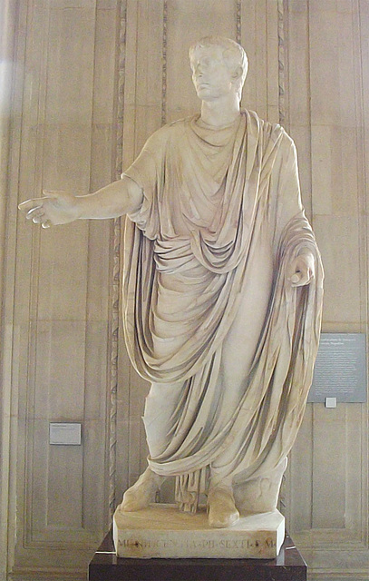 Emperor Tiberius from Capri in the Louvre, June 2014