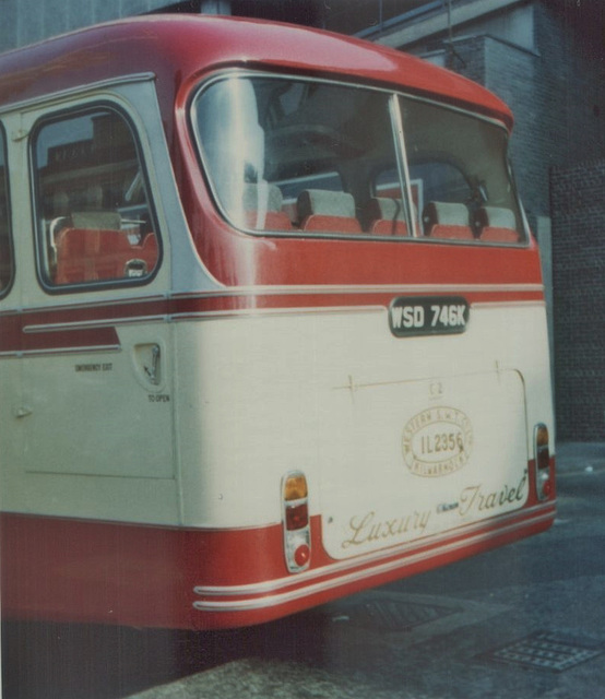 Western SMT WSD 746K in Manchester - Aug 1973