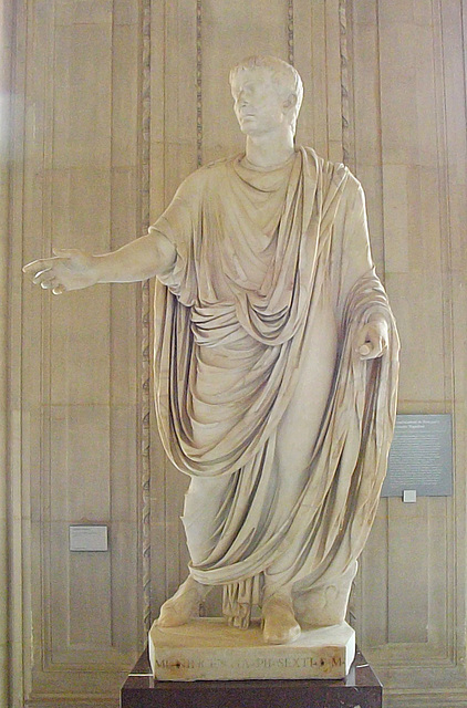 Emperor Tiberius from Capri in the Louvre, June 2014