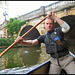 canoeist at Magdalen Bridge