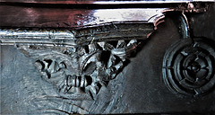 boston church,lincs (105)c14 misericord rose