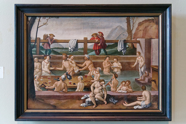 "Les bains à Loèche" (Hans Bock - 1597)