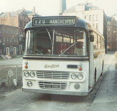 Western SMT YSD 348L in Manchester - Aug 1973