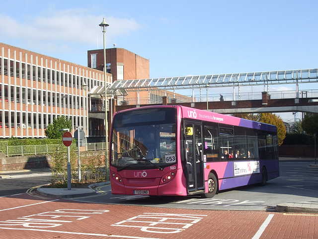 DSCF5274 Unō (University of Hertfordshire) 503 (T23 UNO) (J 35157) in Welwyn Garden City - 25 Oct 2018 DSCF5274 Unō (University of Hertfordshire) 503 (T23 UNO) (J 35157) in Welwyn Garden City - 25 Oct 2018