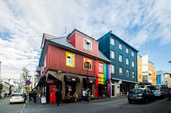 Casas de colores en Reykjavik