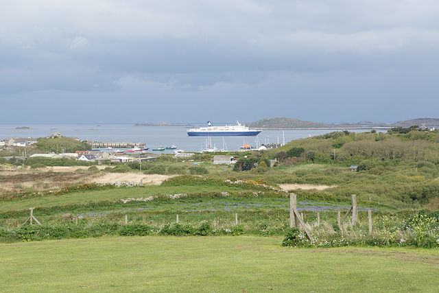 Cruise Ship At St. Mary's