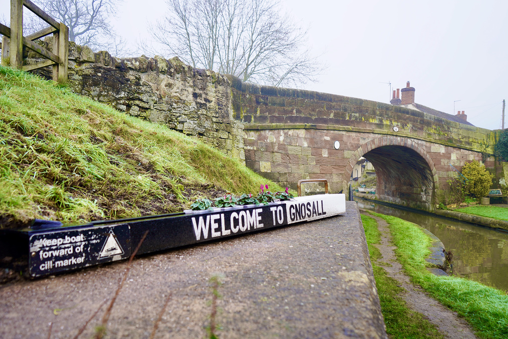 Welcome to Gnosall, Shropshire Union Canal