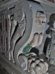 cornworthy church, devon , c17 tomb sir thomas harris +1610  (13)