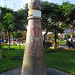 Sculpture On The Plaza De Armas