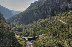 The view form the top of Skjervsfossen