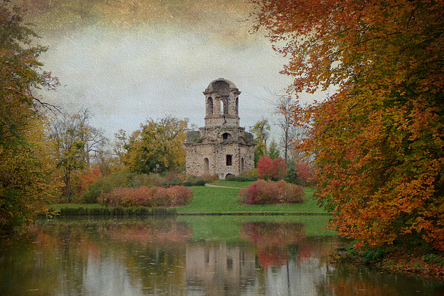 Weiher und Merkurtempel Weiher und Merkurtempel