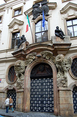 Kolowrat Thun Palace, Nerudova Street, Lesser Town, Prague