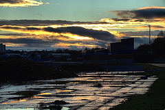 Sunset On The Banks Of The Tyne