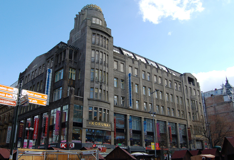 Koruna Palace, Wencuslas Square, Prague