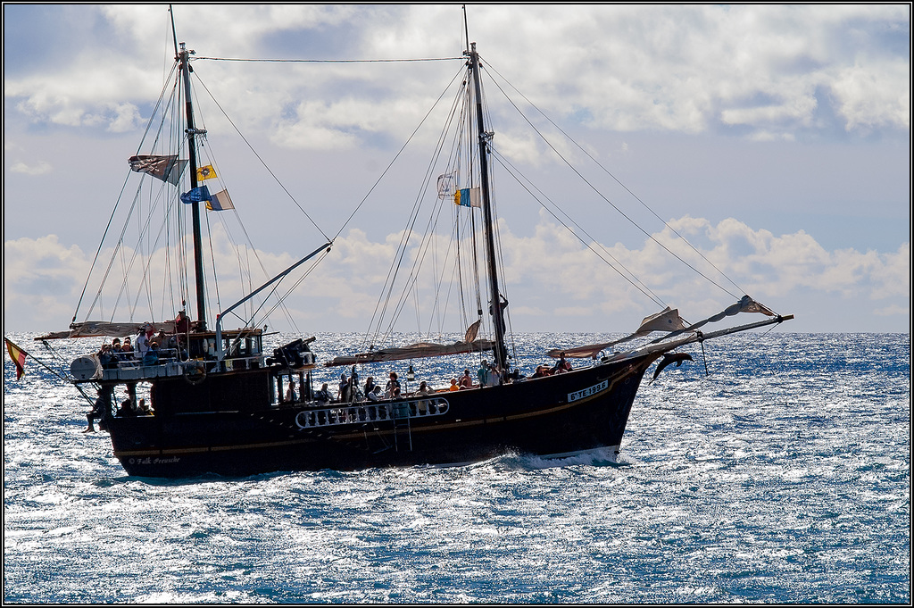 Kleines Piratenboot