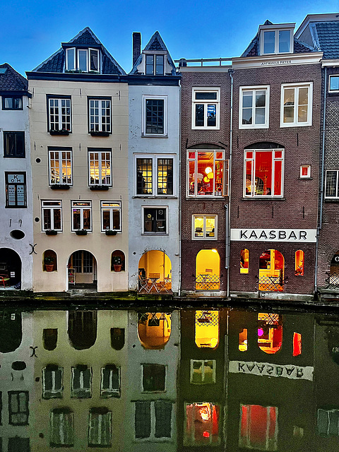 Abends an der Oudegracht - Utrecht