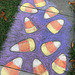 Pandemic chalk: Candy corn