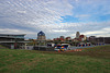 Bus Depot with Skyline