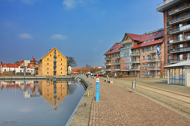 Neustrelitz, Hafen und Speicher