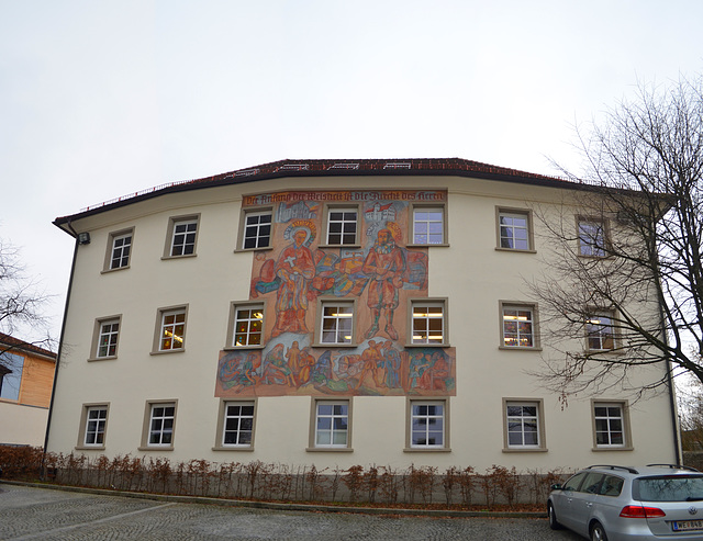 Vorarlberg, Hohenems, Building on the Kirchplatz