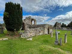 Kinloss Cistercian Abbey ruins 23-09-2023