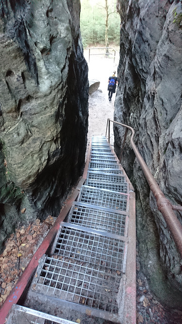 Eingang zum Felslabyrinth, Böhmische Schweiz