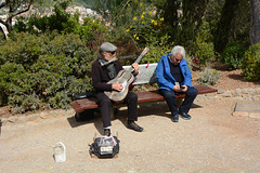 Barcelona, Musician in Park Güell