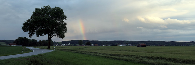 Fahrt Richtung Lauchdorf