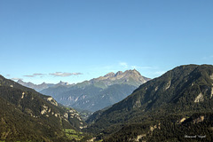 Blick richtung Tiefenkastel vom Heinzenberg aus