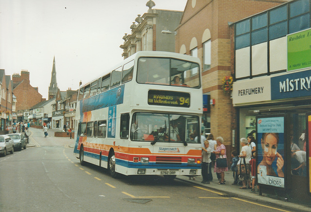 Stagecoach United Counties 762 (S762 DRP) in Rushden - 4 Aug 1999