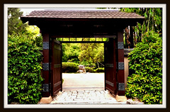 Traditional Japanese Garden entry