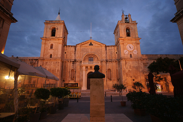 St. John's Cathedral At Dusk