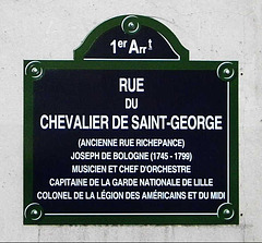 Rue du Chevalier de Saint-George