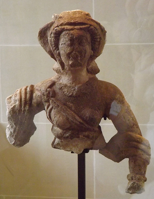 Bust of Woman (Probably Artemis) from Dura-Europos in the Louvre, June 2013