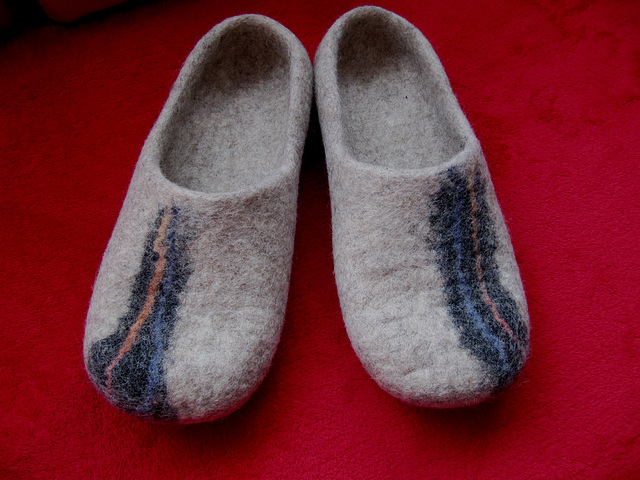 felted slippers