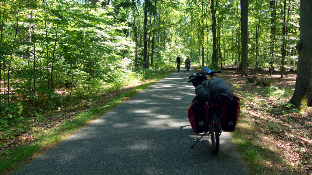 Havelradweg hinter Oranienburg