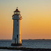 Perch Rock lighthouse after dawn