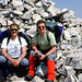 Alan & Steve at summit of Sgurr a`Mhaim.Ring of Steall 11th May 1993