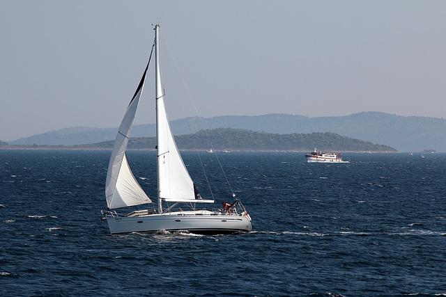 Schifffahrt Kornaten (46) - Segeln (3)