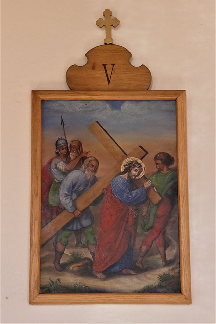 05 - Simon von Cyrene hilft Jesus das Kreuz tragen