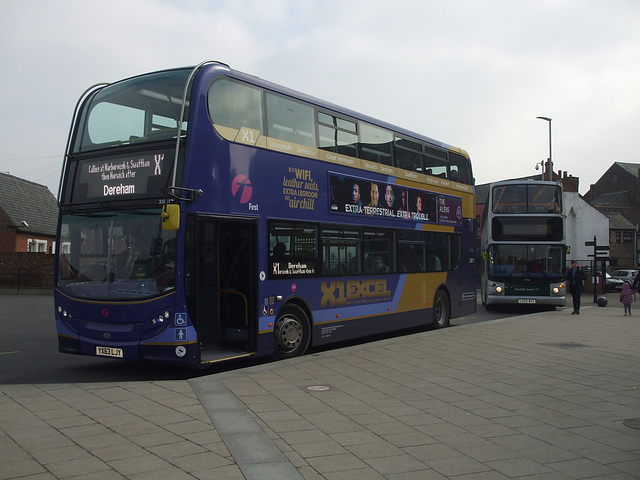 DSCF2865 First Eastern Counties YX63 LJJ at King's Lynn - 11 Mar 2016 DSCF2865 First Eastern Counties YX63 LJJ at King's Lynn - 11 Mar 2016