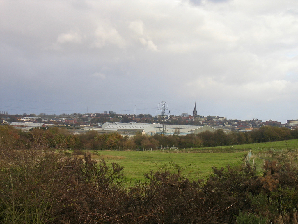 Looking towards Dudley