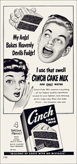 Cinch Cake Mix Ad, 1950