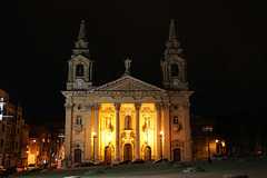 St. Publius Church At Night