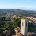 Italy, San Gimignano, Look from the Top of Torre Grossa to the North-West