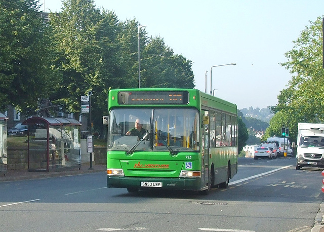 DSCF3107 Nu-Venture 723 (SN53 LWP) in Tunbridge Wells - 6 Jul 2018