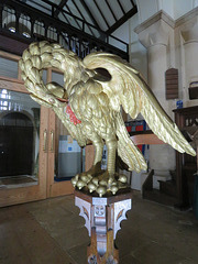 east stour church, dorset,  c18 pelican in its piety lectern