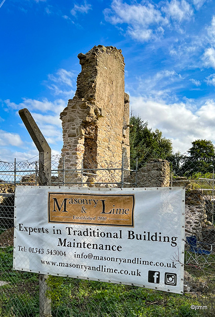 Kinloss Cistercian Abbey ruins 23-09-2023